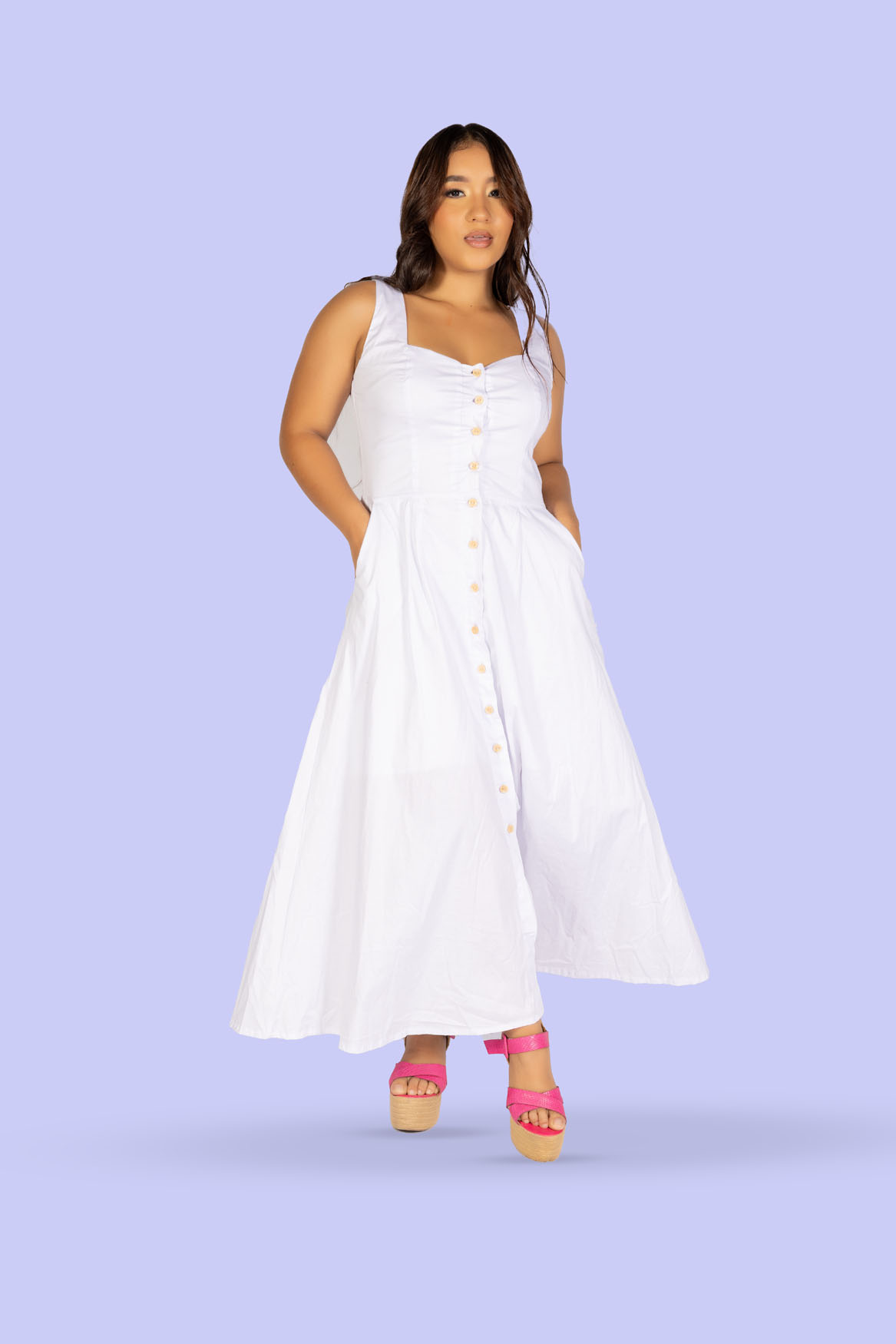 Vestido de dama 2387L